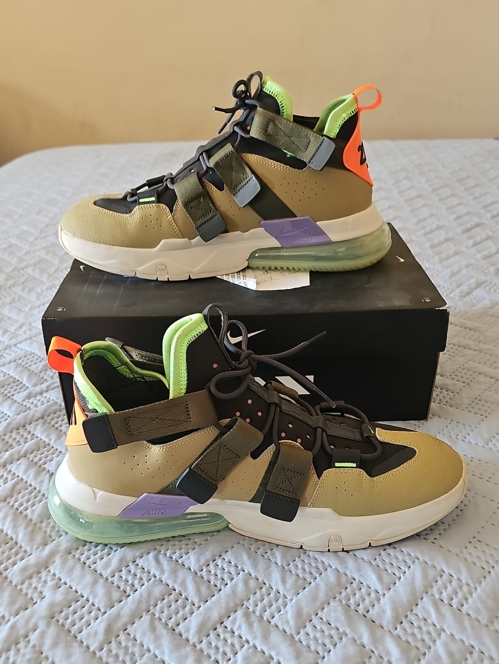 Nike Air Max Edge 270 Parachute Beige Size(12)men - Picture 6 of 10